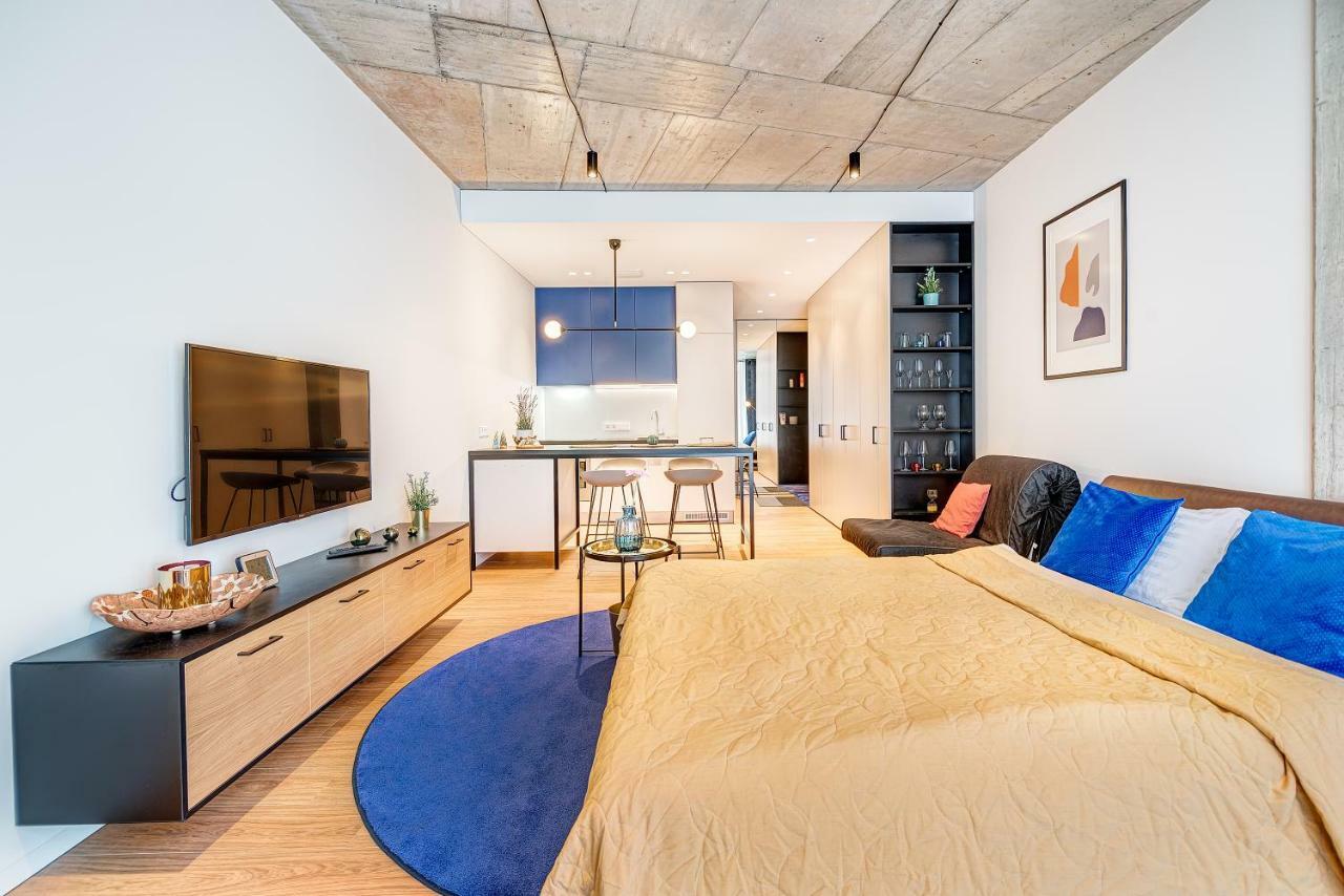 Happy Inn Gold Studio, Self Check-In, Parking In The Underground Garage Vilna Exterior foto